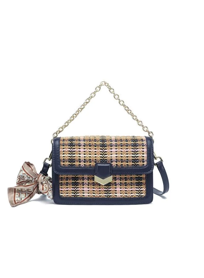 فايور Tweed Flap Crossbody Bag BD 189